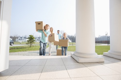 Man and van service in Crystal Palace moving day concept