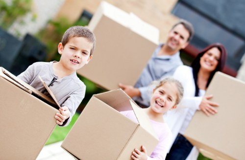 Boxes and sofa arranged to show load-based moving rates