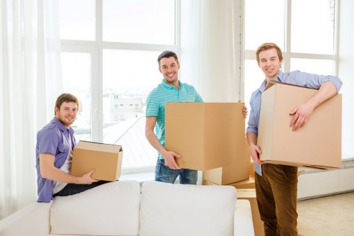 Professional furniture removal team handling access in Crystal Palace