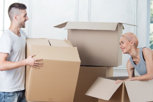 Careful unpacking service setting up a home after a local move