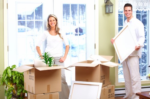 Service issue being documented during a house move